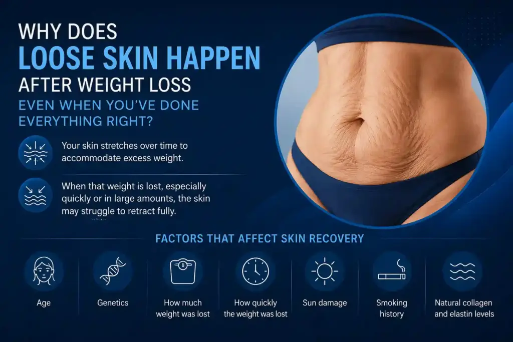 Why Does Loose Skin Happen After Weight Loss Even When You’ve Done Everything Right Royal Wootton Bassett?