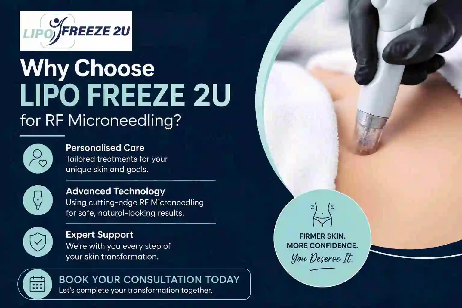 Why Choose LIPO FREEZE 2U for RF Microneedling Royal Wootton Bassett?